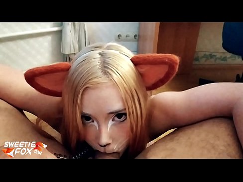 ❤️ Kitsune swallow dick agus cum na beul ❤  Porno  leinn